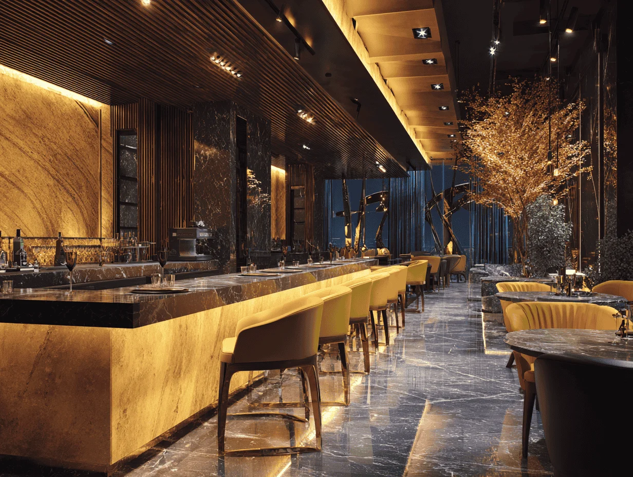 Dwa żywe koktajle Royal Flush w wysokich szklankach